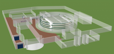 3D model van locatie Koepelgevangenis